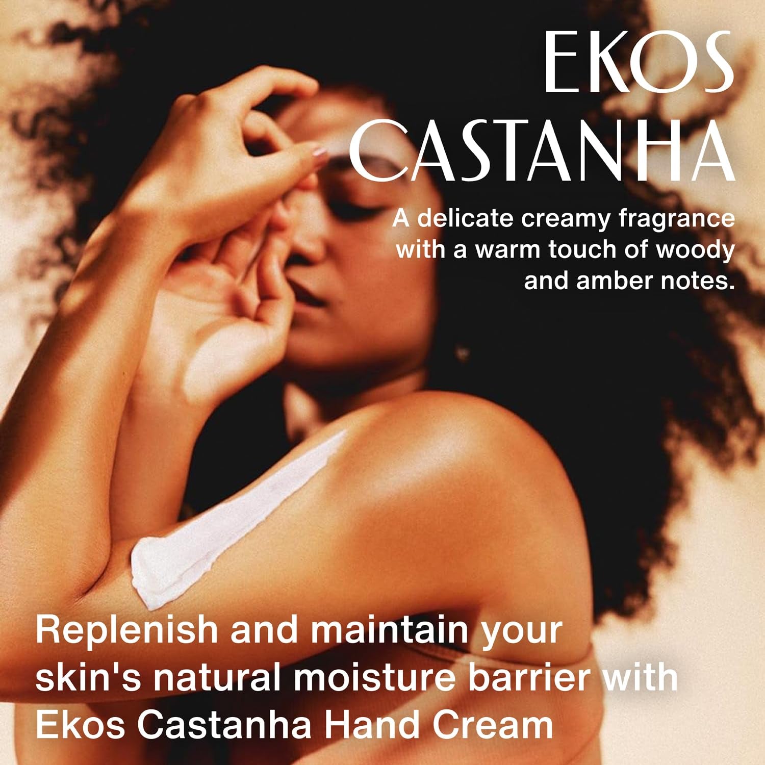 - Ekos Castanha (Brazil Nut) Hand Cream - Anti-Dryness Hand Balm - 24-Hour Deep Hydration Skin Moisturizer - Vegan Skin Care - Brazilian Beauty Secrets - Self Care & Body Care - 2.6Oz (75G)